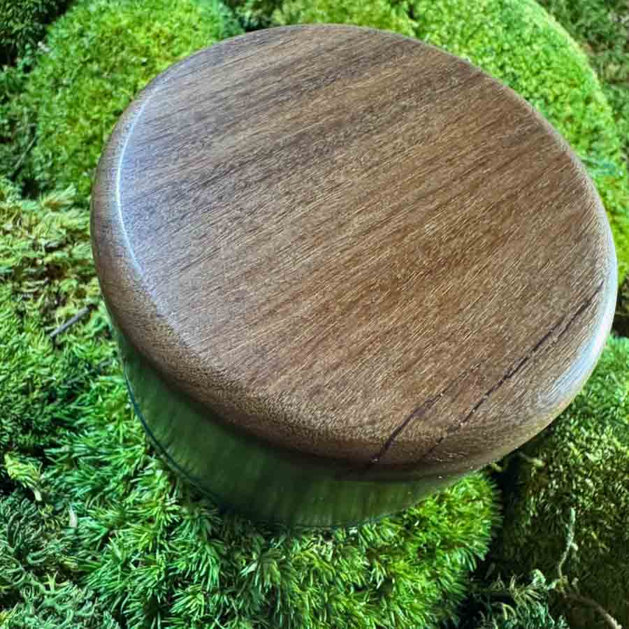 Dřevěná dóza kulatá - Marirí centro - Obrázek 2