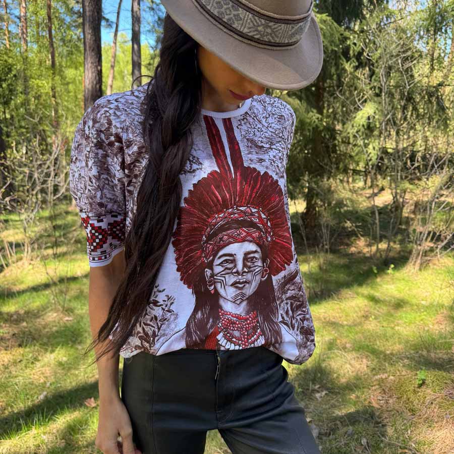 Tričko Indián Guarani - Unisex - Obrázek 7