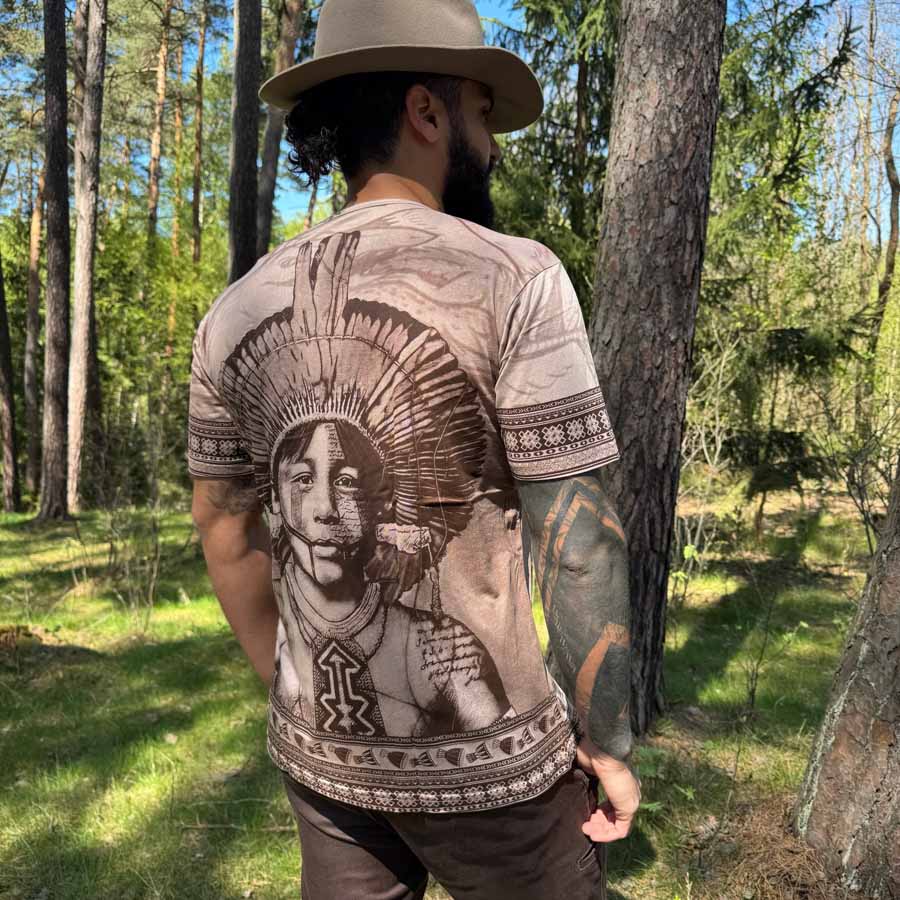 Tričko Indián Pataxó - Unisex - Obrázek 5