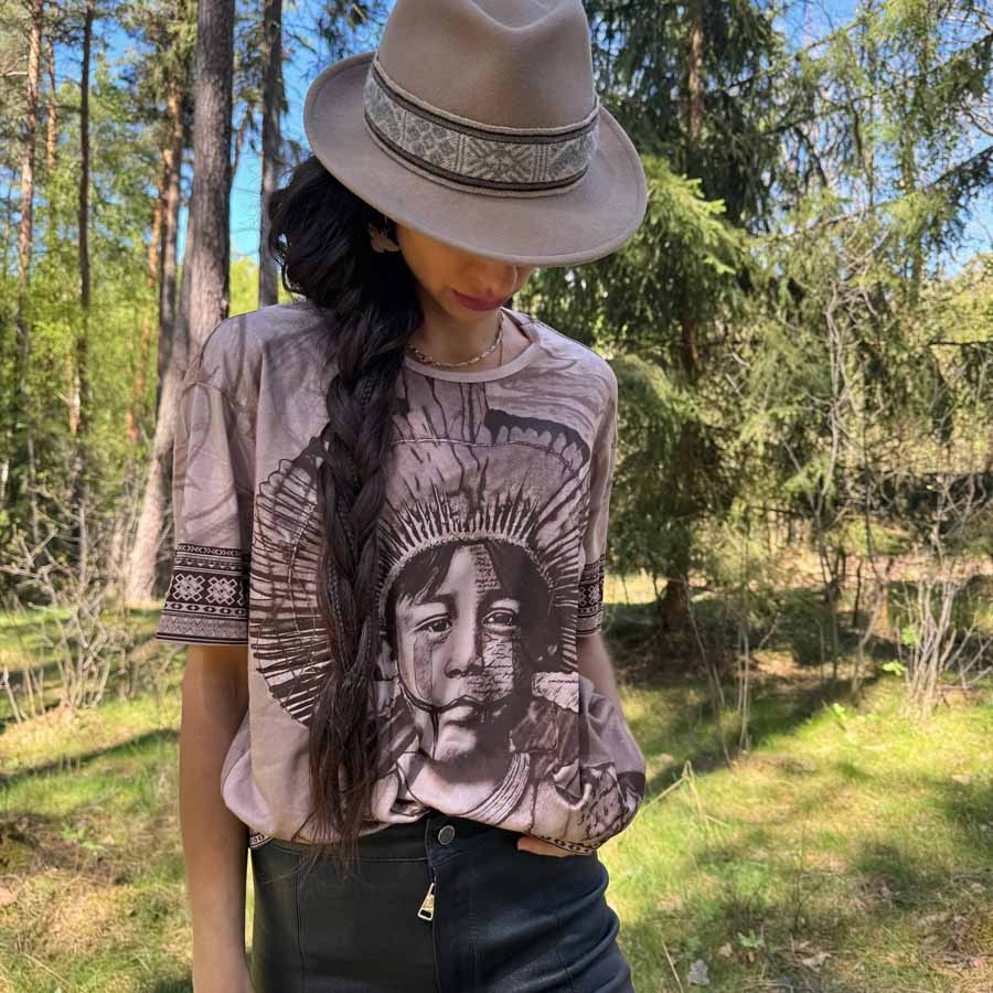 Tričko Indián Pataxó - Unisex - Obrázek 8