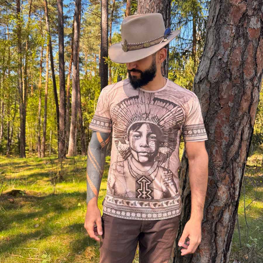 Tričko Indián Pataxó - Unisex