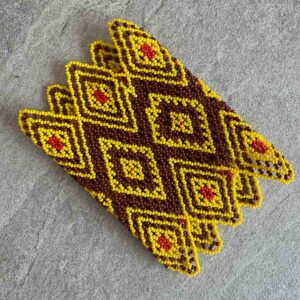 Iskuyá Yuxibu - Ceremoniální náramek - Terra