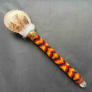 Maraca - chřestidlo Shipibo Visiones - Sol