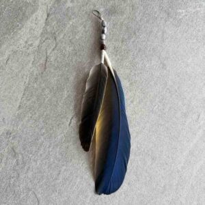 Feather earrings - Guacamayo