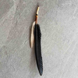 Feather earrings - Noite